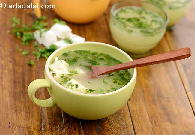  व्हे सूप - Whey Soup ( Calcium Rich Recipe ) 