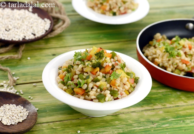 barley khichdi recipe | jau khichdi | barely vegetable khichdi | healthy barley khichdi |