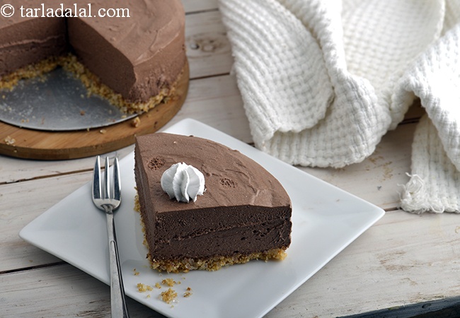 chocolate pie recipe | eggless chocolate pie | no bake chocolate pie | homemade Indian chocolate pie |