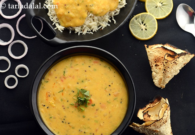 dal fry | Punjabi dal fry | dhaba style dal fry | Indian dal curry soup |