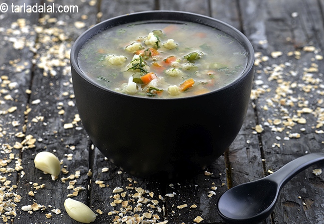 गार्लिक वेजिटेबल सूप रेसिपी | वेजिटेबल सूप | हेल्दी वेजिटेबल सूप | मिक्स वेजिटेबल सूप | Garlic Vegetable Soup ( Healthy Heart)