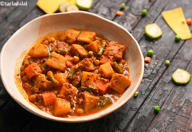 ghanta tarkari recipe | Oriya style ghanto tarkari | Odisha style mixed vegetable sabzi |
