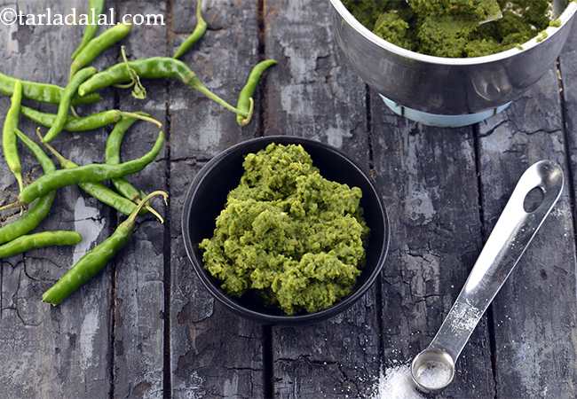 green chilli paste recipe | Indian green chilli paste | how to make and store green chilli paste at home | green chilli paste for cooking |