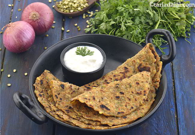 मूंग दाल पराठा | हरी मूंग दाल पराठा | राजस्थानी मूंग दाल पराठा | Moong Dal Paratha