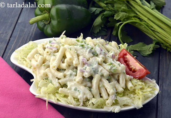 macaroni salad recipe | classic macaroni salad | easy homemade macaroni salad | pasta salad Indian style