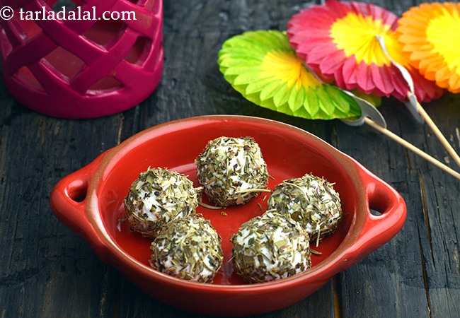 पनीर बॉल्स रेसिपी | पनीर मिक्स हर्ब बॉल्स | पनीर स्टार्टर | पनीर रेसिपी | Paneer Mixed Herb Balls Starter, Cottage Cheese Mixed Herb Balls