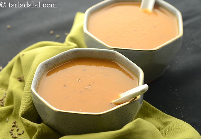 कद्दू का सूप रेसिपी | कद्दू गाजर का सूप | पौष्टिक कद्दू का सूप | Nutritious Pumpkin Carrot Soup