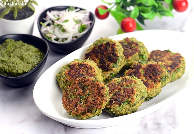 sprouts tikki recipe | protein rich moong sprouts tikki | healthy sprouts cutlet |